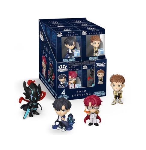 Funko Mini Vinyl Figures: SLVL - Sung Jinwoo - 12 Pieces PDQ - Solo Leveling - Figura in Vinile da Collezione - Idea Regalo - Merchandising Ufficiale - Giocattoli per Bambini e Adulti - Anime Fans