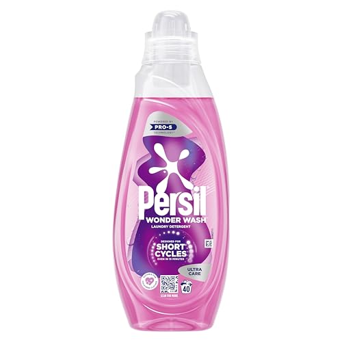 Persil Wonder Wash Ultra Care Bio Liquid Detergent Protects & Restores Colours Designed for Short Washing Cycles 1.08 L