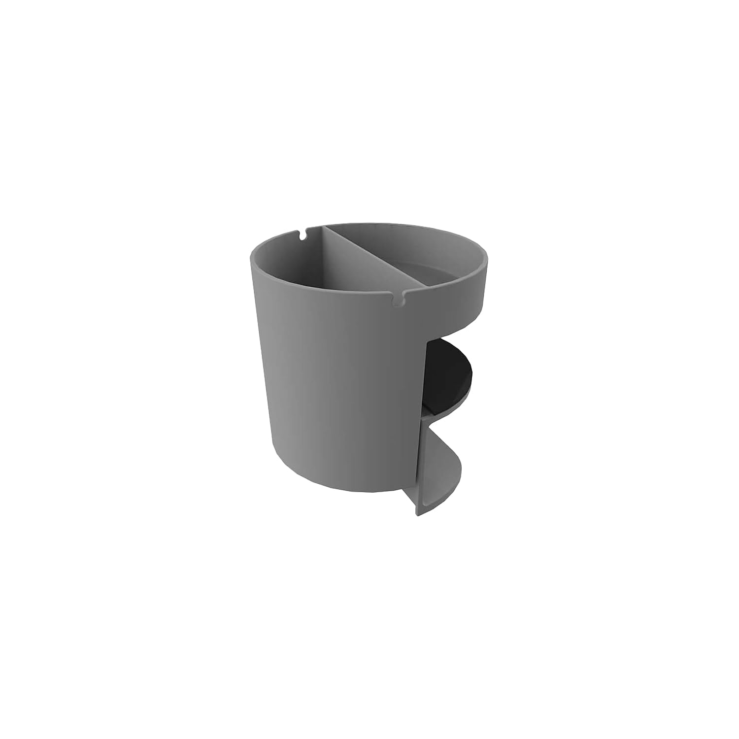 Deflecto Piccolo organizer da scrivania, accessorio da scrivania in piedi, grigio, polimeri termoplastici, 8,9 cm H x 9,8 cm L x 9,8 cm