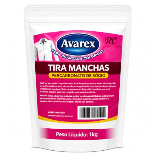 Percabonato de Sódio Granulado Branqueador 1kg 100% Puro Tira Manchas