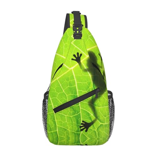 Sac à bandoulière feuilles de grenouille pour vos randonnées et voyages actifs