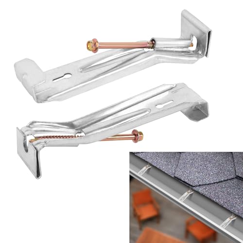 50 Pack Gutter Hangers Heavy Duty Hidden for K Style Aluminum Gutters