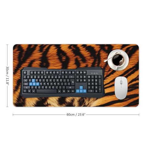 Mouse Pad Grande de Goma con Diseño Rayas Tigre miniatura 2