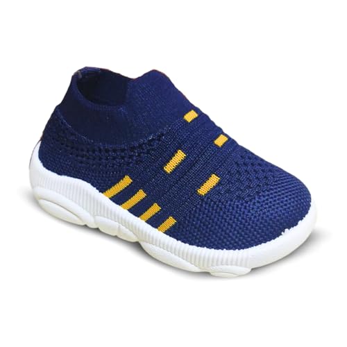 Image of Infant Shoes for Baby Boys & Girls | Musical Sound Walking Shoes | First Walker Shoes for Toddlers | Lightweight Breathable Knit Sneakers | Soft Sole Comfortable Slip On Shoes for Newborns, Babies & Kids