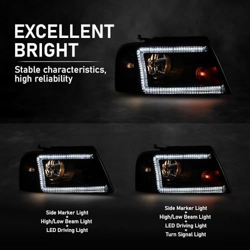 Image of G-PLUS LED Headlights Fit Ford F150 2004 2005 2006 2007 2008