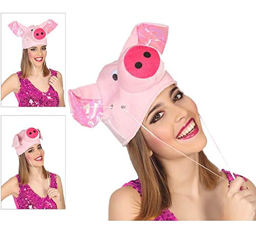 ATOSA sombrero cachondeo cerdo rosa mujer adulto
