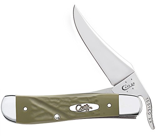 Case Rough Olive Green Russlock Pocket Knife