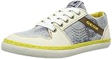 Geox JR KIWI BOY F J42A7F01354C4376 Jungen Sneaker, Blau (JEANS/YELLOW C4376), EU 28