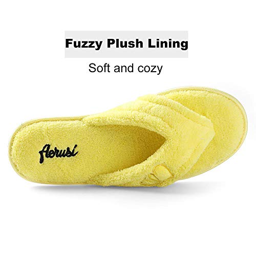 Roxie Spa Flip Flop Slippers for Women, Girls Fuzzy Open Toe Breathable House Slippers3