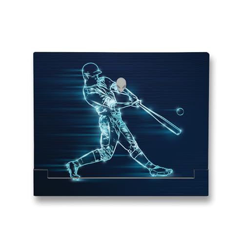 Image of MightySkins Skin Compatible with Alienware X14 R2 (2023) Full Wrap Kit - Glow Baseball | Protective, Durable, and Unique Vinyl Decal wrap Cover | Easy to Apply & Change Styles | Made in The USA