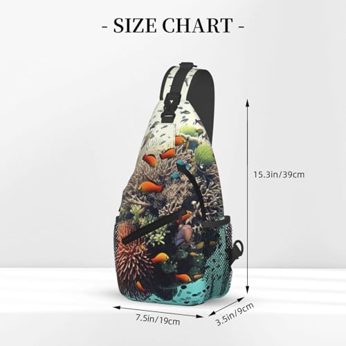 Sling Bag para Mujeres y Hombres Bolsa Cruzada para Senderismo miniatura 2