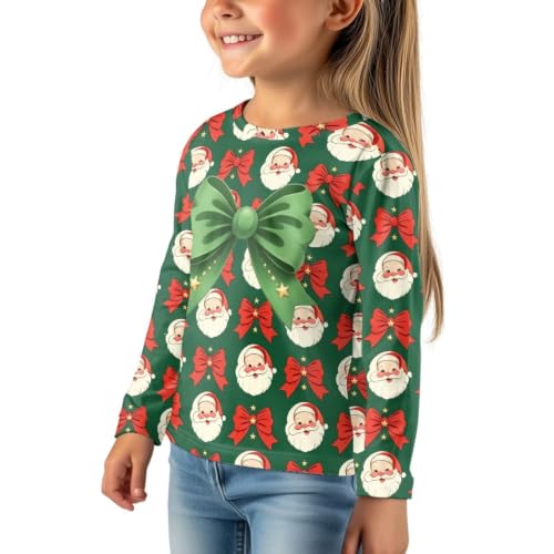 Image of WELLFLYHOM Long Sleeve T-Shirt for Boys Girls 3-16 Years Old Tee Tops Crewneck Pullover Shirts Fall Outfits