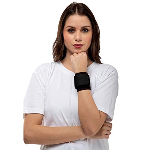 Sheetal Traders Adjustable Cotton Thumb Wrist Wrap/Bands/Straps Supports for Weight Lifting power lifting Strength Training griping for bars Heavy Lift Washable and Breathable
