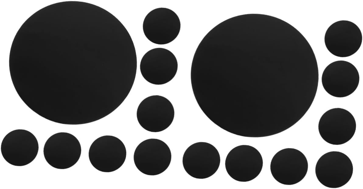 ibasenice 20pcs Acrylic Circular Miniature Base for Doll Display Thickness for Mini Doll and Tabletop War Game Scenes