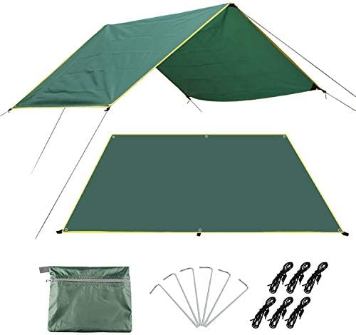 Amazon | 防水タープ キャンプ タープテント 軽量 日除け 天幕 
