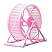 Qsvbeeqj Pet Hamster Exercise Running Wheel with Stand Playing Supplies Cage Toy Gerbils Hamster Running Jogging Toy Hamster Running Wheel Small