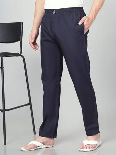 Image of Urban Scottish Solid Men's Lounge Pants 100% Cotton Pajama for men Night Pants Comfortable Regular Fit Track Pants Leisure-Wear Lower with an Elastic Waist-Band Casual Style, Machine Washable Pyjamas