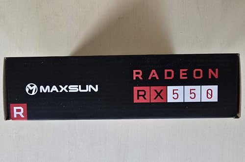 MAXSUN Graphics Cards AMD Radeon RX 550 4GB GDDR5 Computer PC Gaming Video GPU Graphics Card ITX 128-Bit DirectX 12 PCI Express x16 3.0 DVI-D Dual Link, HDMI, DisplayPort - Image 8