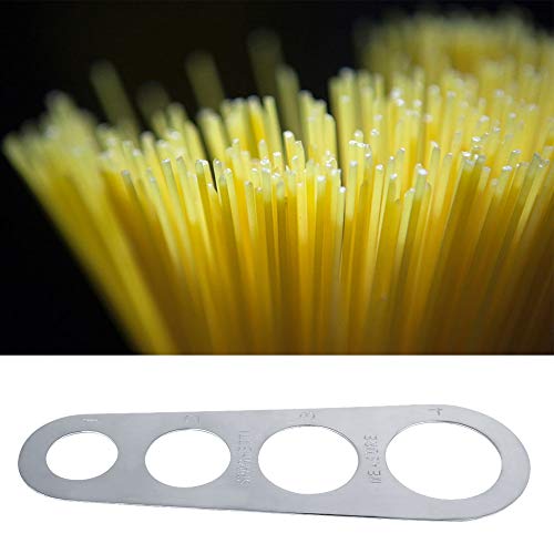 Naroote Le Mesureur de Spaghetti en Acier Inoxydable Mesure Facilement 4 Portions pour les Cuisines Domestiques ou les Restaurants Professionnels, pour Hommes et Femmes Suivant un Régime, 1 Pièce