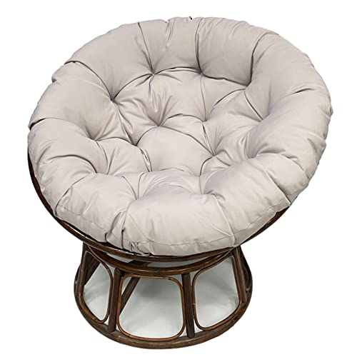 Coussin pour chaise suspendue rond et rembourré de jardin extérieur