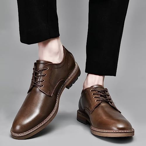 Image of Arkbird Mens Dress Shoes, Lace Up Leather Oxford