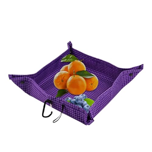 Plateau à clés isolé et coussin de bureau pliable pour voyage et petit article