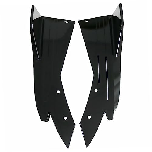 STOBAZA 2Pcs Car Rear Protector Splitters Carbon Fiber Style Spoiler Diffuser for Vehicles Easy Installation with Pre Drilled Durable Black Finish