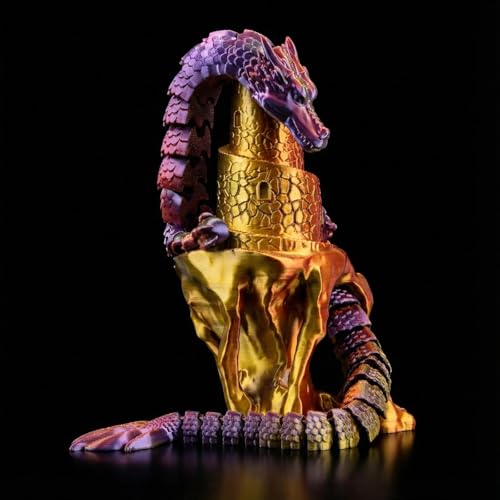 Image of Tri Color Silk PLA Filament 1.75mm Red Gold Purple 1KG, Shiny High Gloss Finish, Seamless Color Transition, Neatly Wound, Accuracy + /-0.02mm Vacuum Packaging