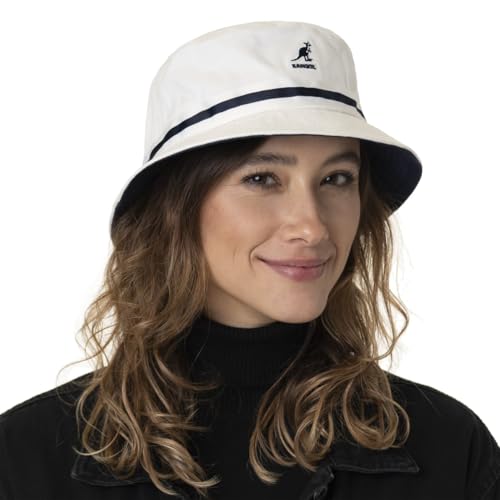 Image of Kangol Stripe Lahinch - Cardinal /XL Bucket Hat