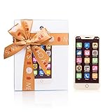 Schokoladenhandy - Schokoladen Handy - Smartphone aus Schokolade | Geschenk | Als Gag ganz witzig | Weihnachtsschokolade | Geschenkidee | Weihnachten | Weihnachtsknabberei | Kinder