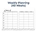 Eureka Curiosity Garden Undated Record and Lesson Plan Book for Teachers, 167 Pages