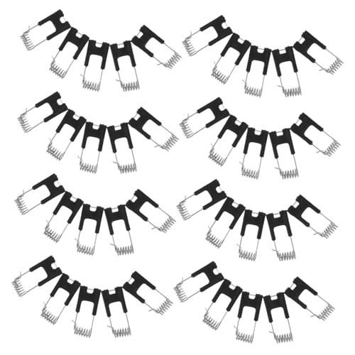 HOLIDYOYO 100pcs Spring Buckles for Ceiling Lights Light Spring Clip Downlight Retaining Clip Panel Lamp Clamp Easy to Install Remove for Retrofitting
