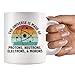 Universe Is Made Of Protons Neutrons Electrons Morons Science Gifts Funny Teacher Gifts Physics Chemistry Ceramic Mug (White, 11 oz)