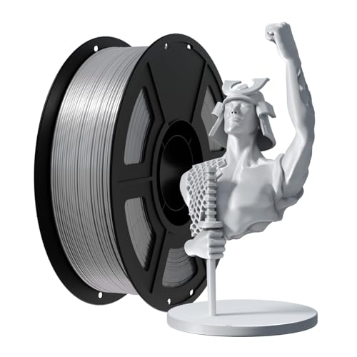 Image of Chitu Systems Conjure Silk Silver PLA 3D Printer Filament 1.75mm,Metal-Like Shiny Consumables 1kg (2.2lbs) 1 Spool, Dimensional Accuracy + /- 0.02 mm