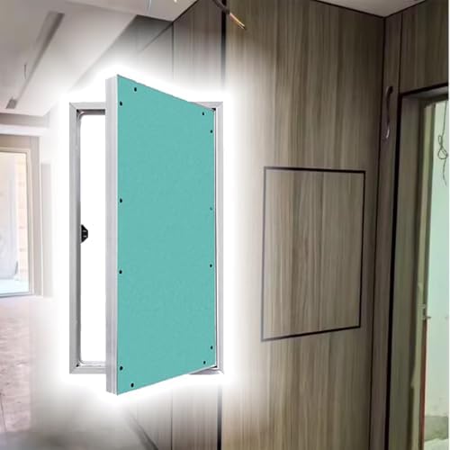 Recessed Access Panel for Appliances, 18x32in Drywall Inspection Hatch Cover, Press-to-Open Maintenance Door for Kitchen, Bedroom, Basement - 46x81cm