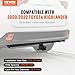 VEVOR Class 3 Trailer Hitch, 2-Inch Receiver, Q455B Steel Tube Frame, Compatible with 2020-2023 Toyota Highlander, Multi-Fit Hitch to Receive Ball Mount, Cargo Carrier, Bike Rack, and Tow Hook, Black