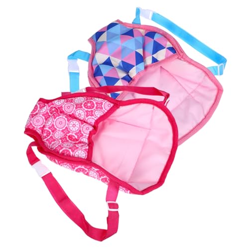 Mikinona 2 Piezas Correa para Muñecas para Portador de Muñeca Único Tirantes de para Niñas Accesorios de de Colores Rojo
