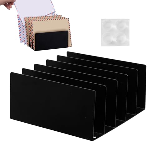 Range-documents pour bureau maison afin de trier le courrier et ranger le paperwork A4 - 2