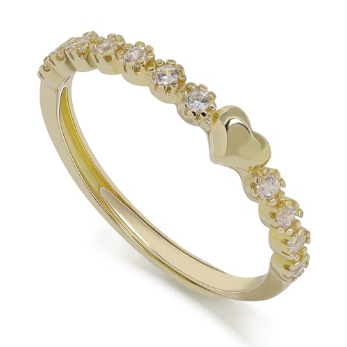 Bague de fiançailles en argent 925 ajustable pour doigts sensibles Meissa