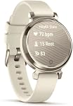 Garmin Lily 2, Small and Stylish Smartwatch, Hidden Display, Patterned Lens, Up to 5 Days Battery Life, Coconut