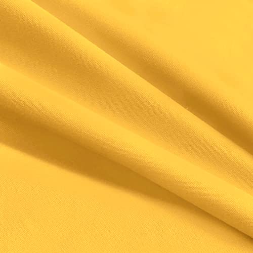 Treely Cotton Throw Pillow Covers Set Of 2 Decorative Cushion Covers 18"X18" For Bench Couch Sofa Bed, Yellow #TOP3