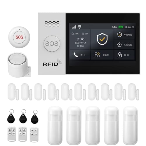 PGST Alarm System for Home Security, DIY, Touch Screen, Motion...