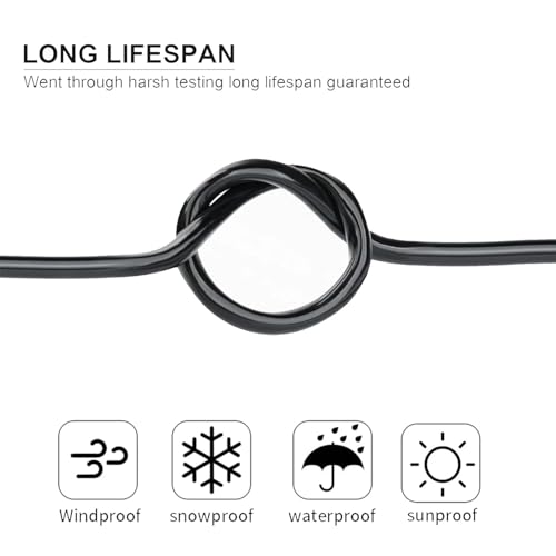 Cable de cobre para uso doméstico e industrial YZ de 1.50 mm² resistente al agua de 2 núcleos 6