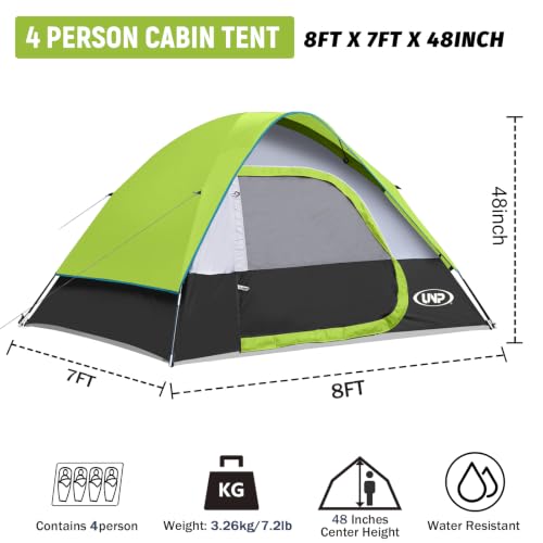 Image of Camping Tent 2-4 Person Dome Tents