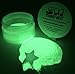 Green Glow in The Dark Pigment Powder, Luminous Green Glow Powder, UV Glow Powder for Soap Making, Resin Art, Make-up, Face Paint, Neon Glo Fingernail Polish Powders Stardust Micas