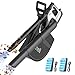 Litheli Souffleur et Aspirateur de Feuilles sans Fil 2-en-1, Moteur Brushless, 78 m/s, 679 m³/h, Sac de 45L, 3 Vitesses & Mode Turbo, avec 2 Batteries 20000mAh
