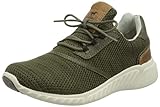 Nicht wasserdicht MUSTANG Unisex Kinder 5054-301-777 Sneaker, Grün (Khaki 777), 37 EU
