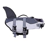Sicherheit: Unsere Hundewohnjacke ist haltbarer als normale.Mit zusätzlicher Polsterung erbaut, bis zu 50% mehr Flotation, die Ihren Welpen im Wasser sicher halten;Hochleistungs-noch komfortableres Befestigungssystem um den Bauch und den Hals, um sicher zu befestigen.Hunde werden geboren, um zu schwimmen, die Rettungsjacke ist nur eine Hilfe für sie.Lassen Sie Hunde nicht alleine im Wasser, wenn dies die Sicherheitsweste trägt