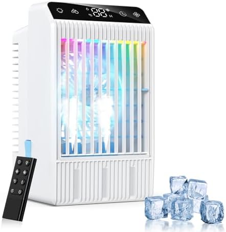 Portable Air Conditioners with Display, 1000ml Mini Air Condition...