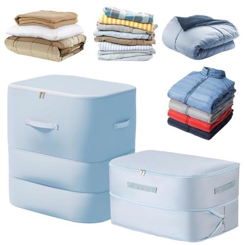 Casa Corner Sac de Compression,Sac de Compression Casa Corner，Bleu：66L+132L